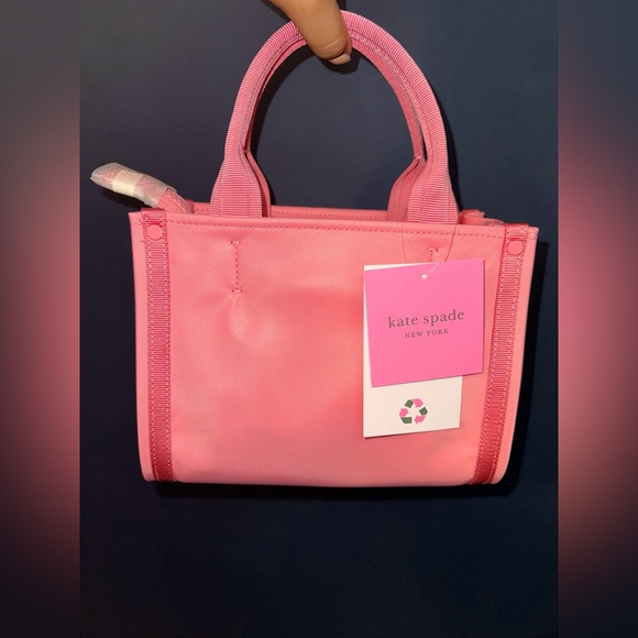 Kate Spade The Little Better Sam Nylon Mini Tote in Carolina Coral - Picture 2 of 6